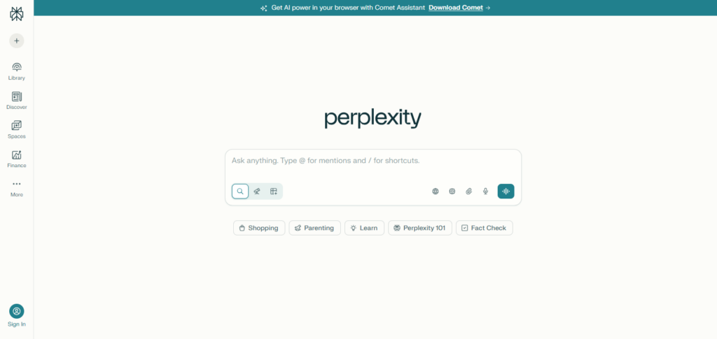  Perplexity AI