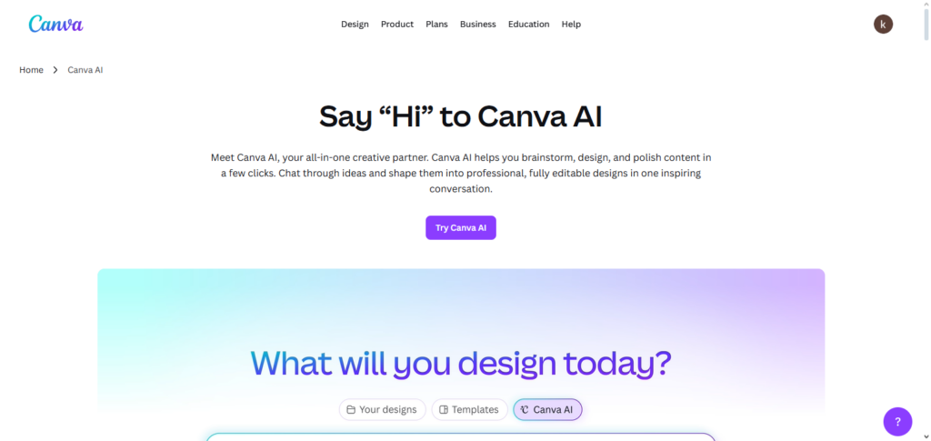 Canva AI