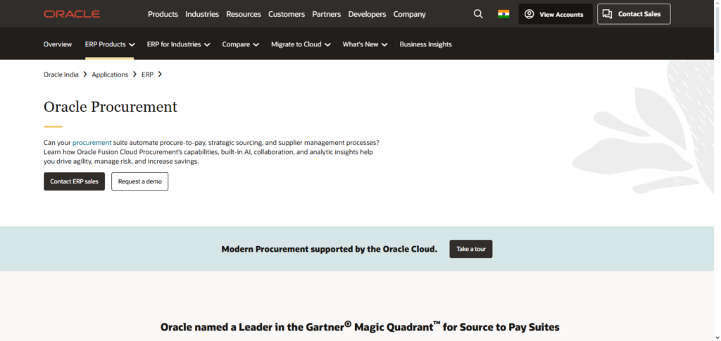 Oracle Supplier Management Cloud