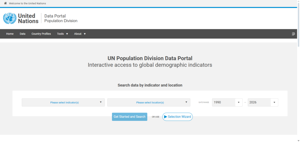  UN Data Portal