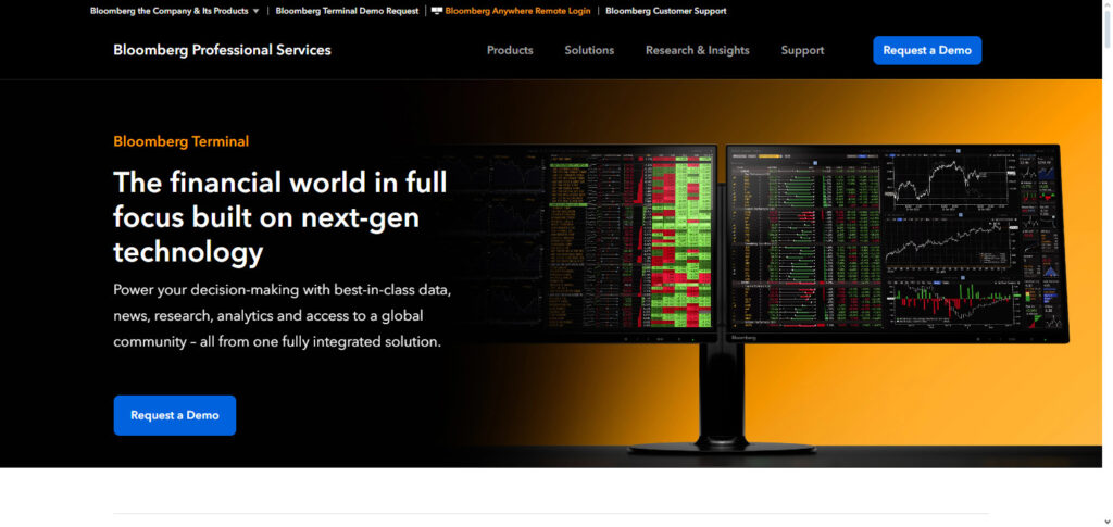 Bloomberg Terminal (IR use)