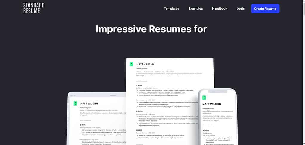 Standard Resume