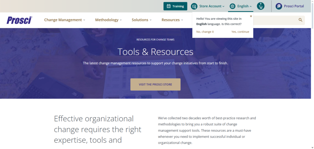 Prosci Change Management Suite