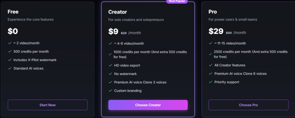 Plans & Pricing