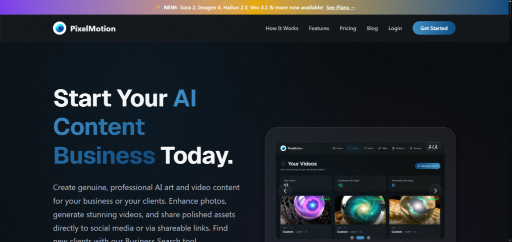 What is PixelMotion?