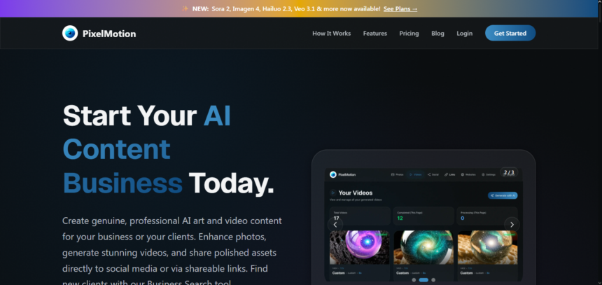PixelMotion: Transform Your Visuals with Smart AI Animation