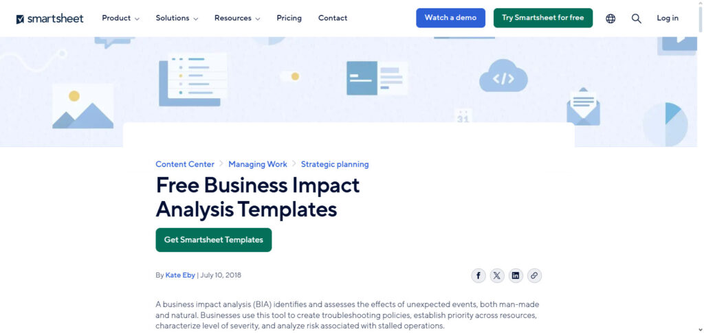 Smartsheet Change Impact Analysis