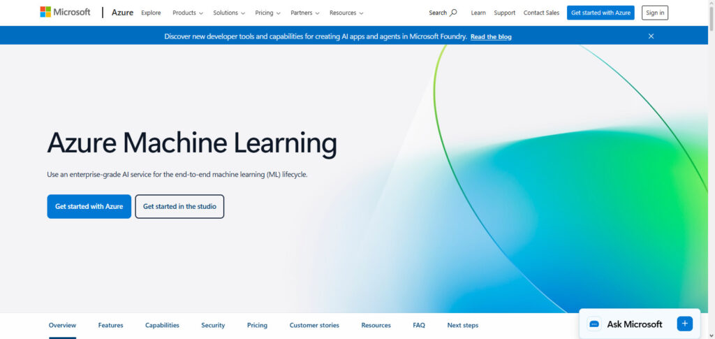 Microsoft Azure Machine Learning
