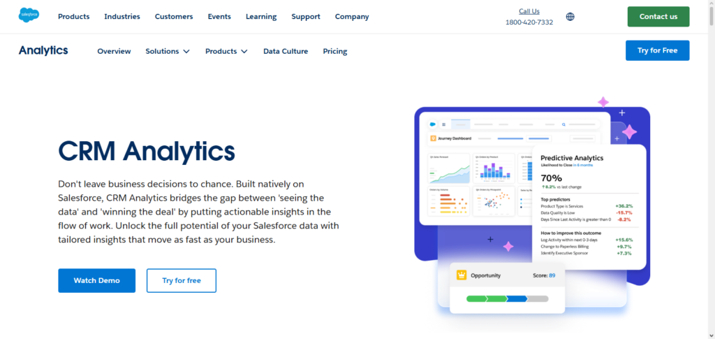 Salesforce Einstein Analytics