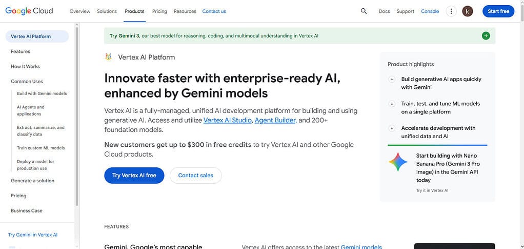 Google Cloud Vertex AI
