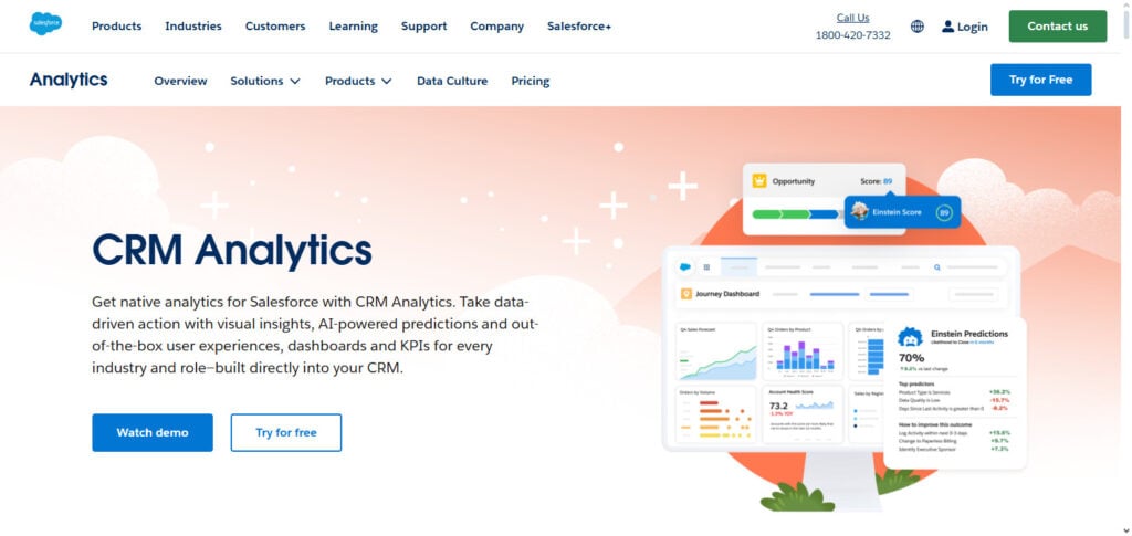 Salesforce Einstein Analytics