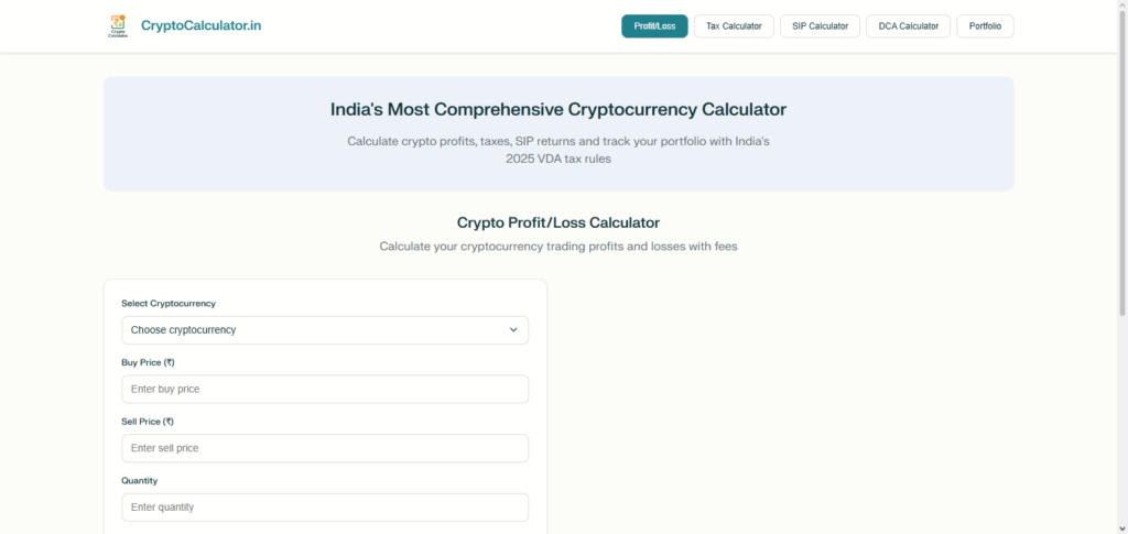 CryptoTaxCalculator AI