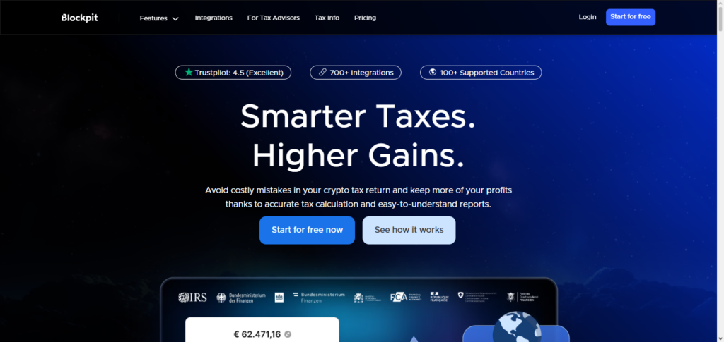 Blockpit AI Tax Monitor