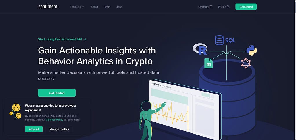 Santiment AI News Engine