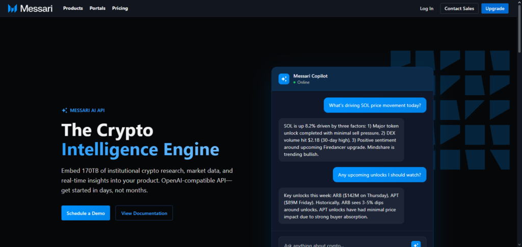 Messari Portfolio AI
