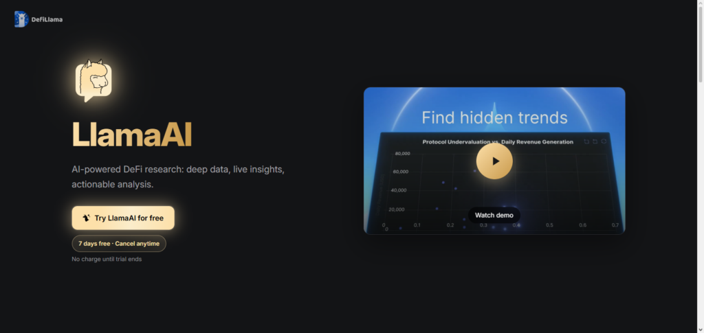 DefiLlama AI Signals