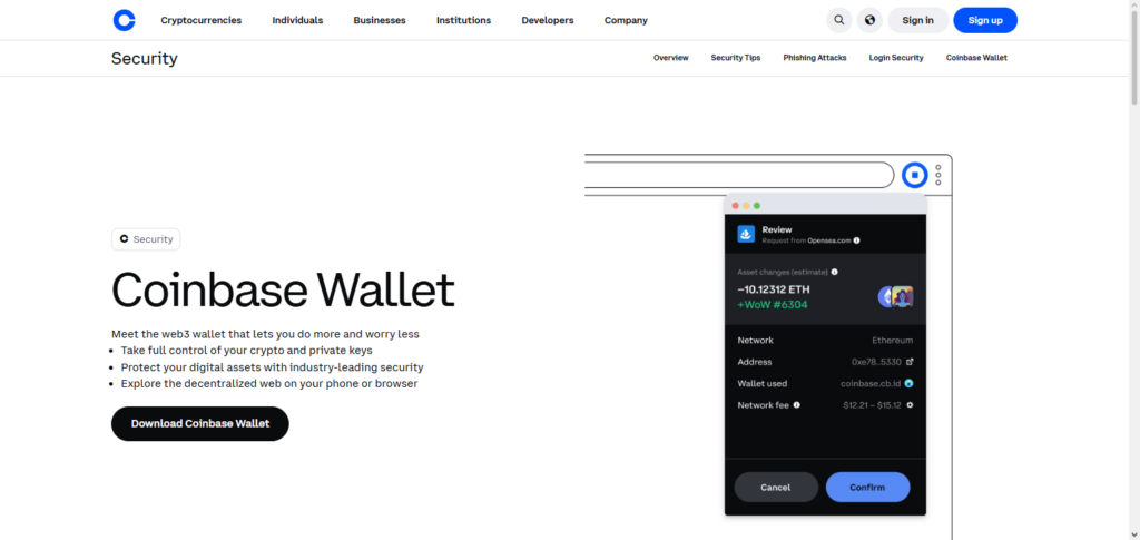 Coinbase Wallet AI Security