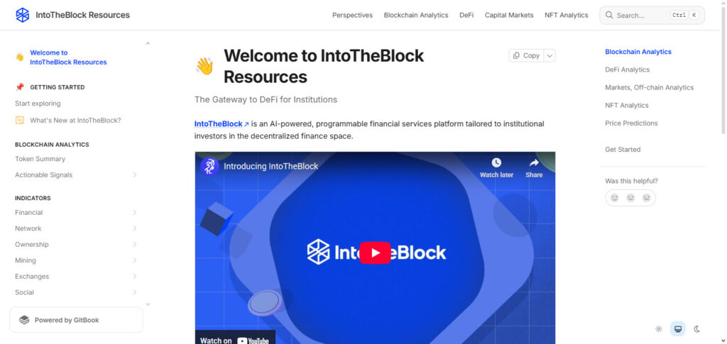 IntoTheBlock Risk AI