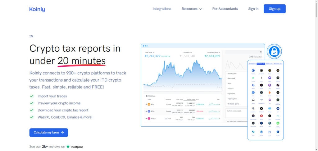 Koinly AI Tax Pro