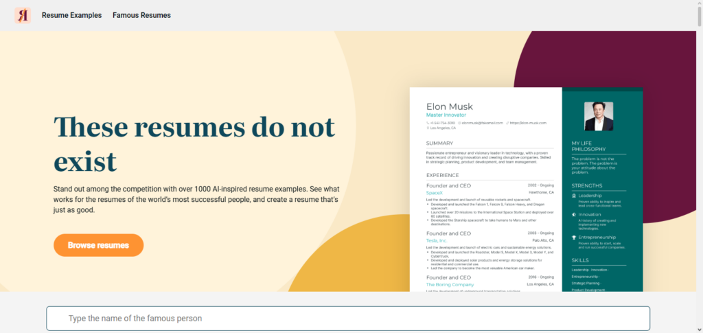 This Resume Does Not Exist
