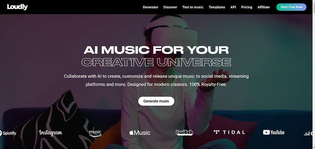 Loudly AI Music Studio