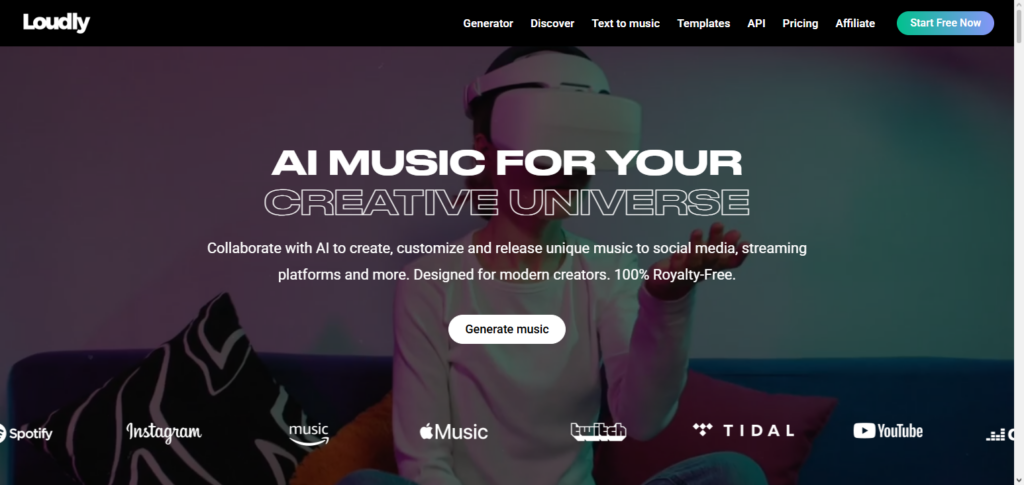 Loudly AI Music Studio