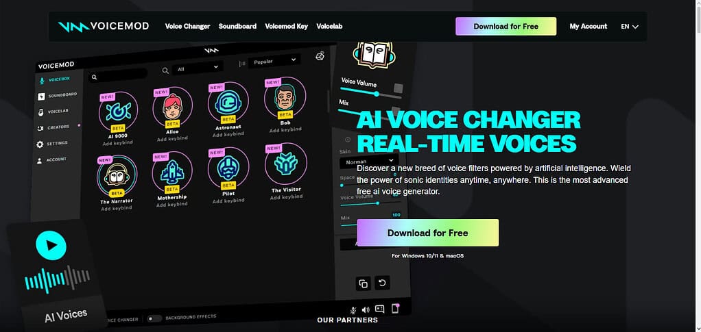 Voicemod AI Music