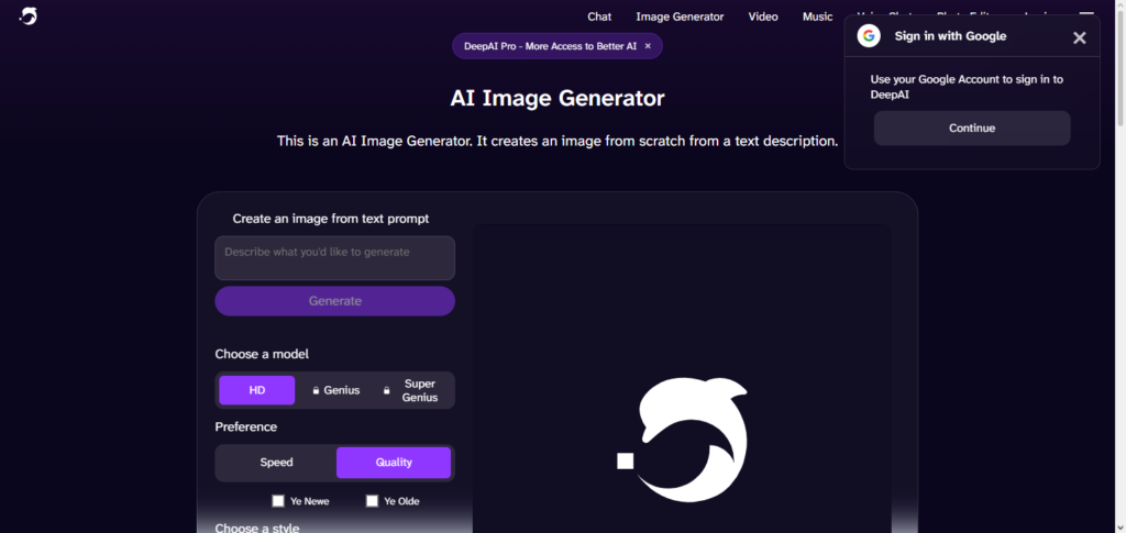 DeepAI Avatar Generator