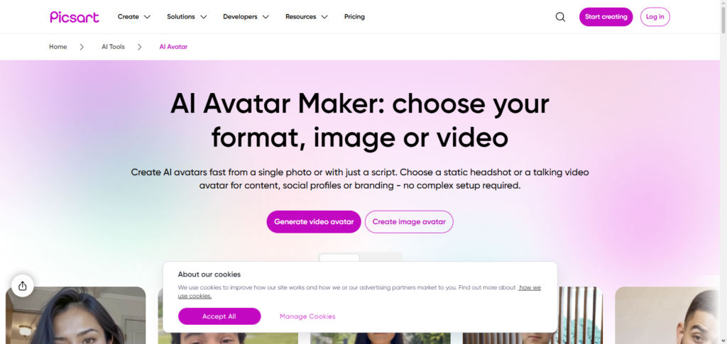 Picsart AI Avatar