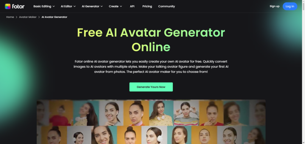 Fotor AI Avatar Generator