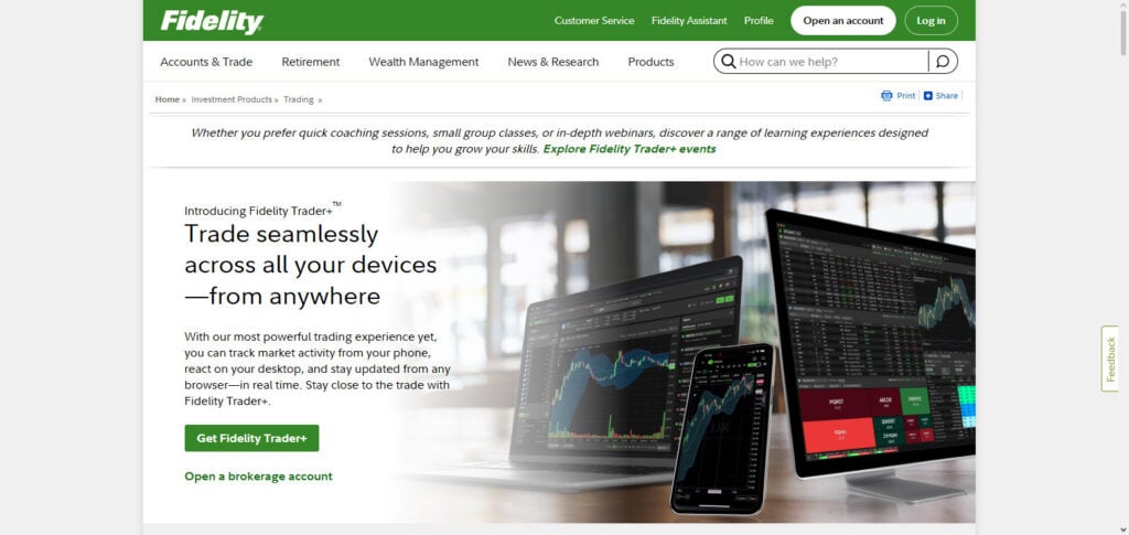 Fidelity Active Trader Pro
