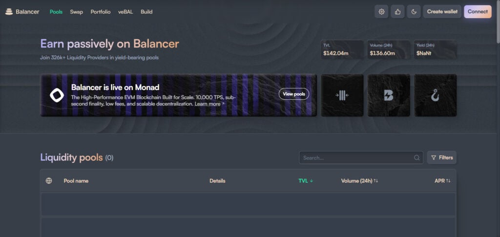 Balancer AI Pools
