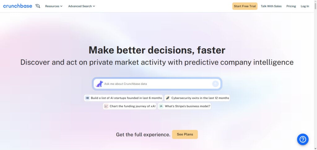 Crunchbase AI