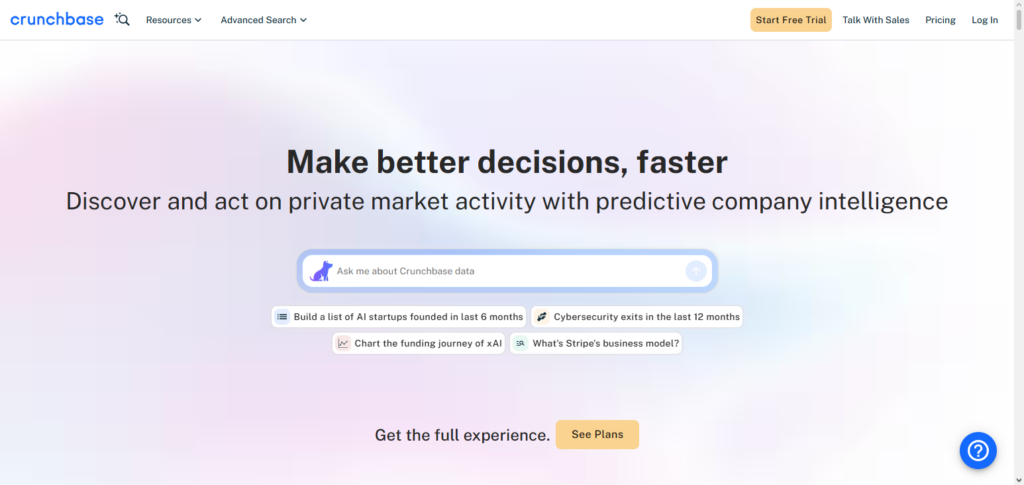 Crunchbase AI