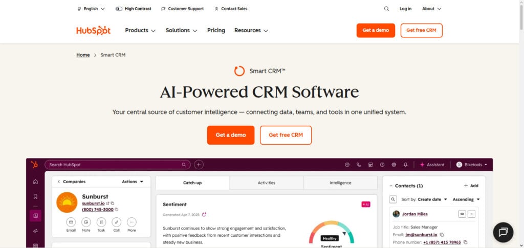 HubSpot AI CRM