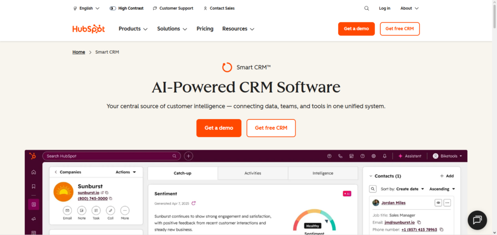 HubSpot AI CRM
