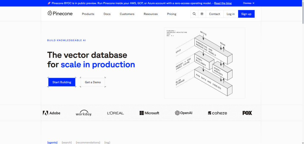 Pinecone Vector Agents
