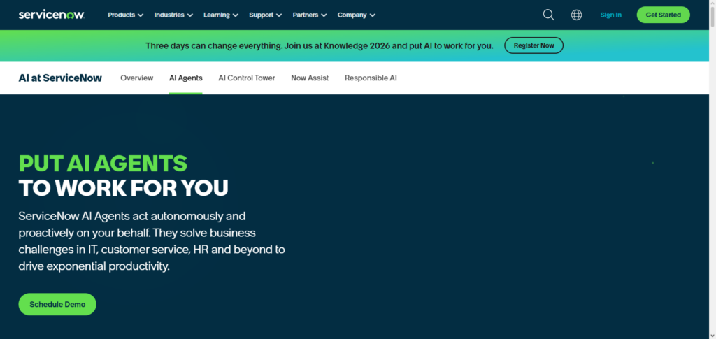 ServiceNow AI Agents