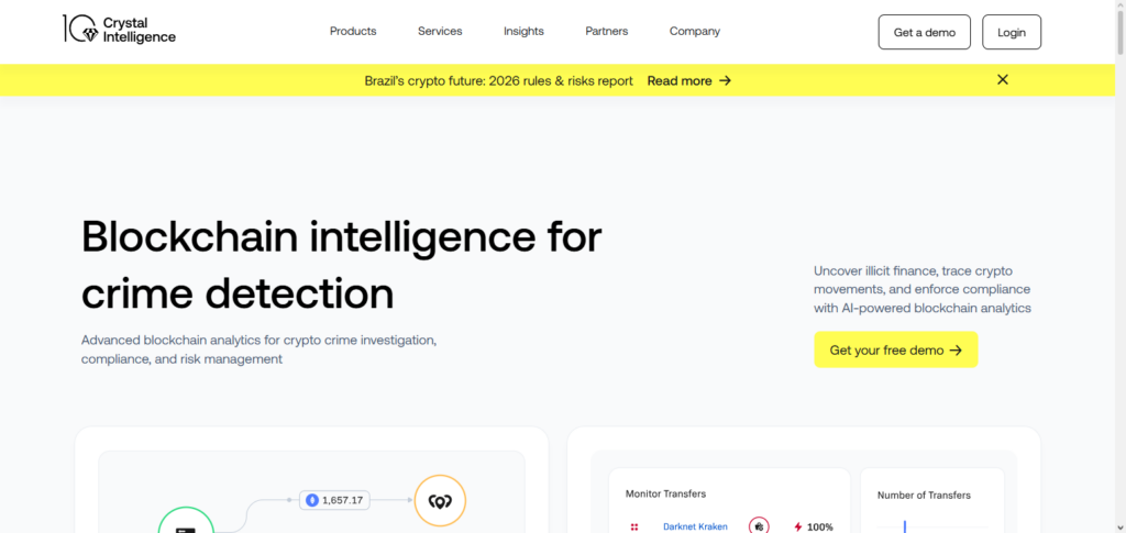 Crystal Blockchain AI Risk Engine