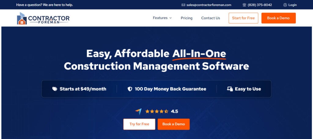 Contractor Foreman AI