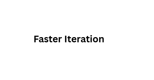 Faster Iteration