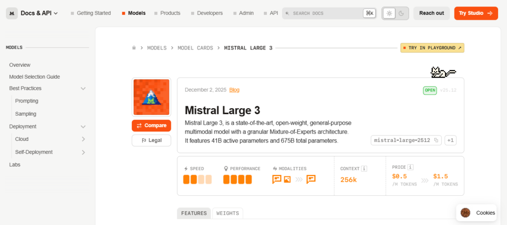 Mistral Large (675B)