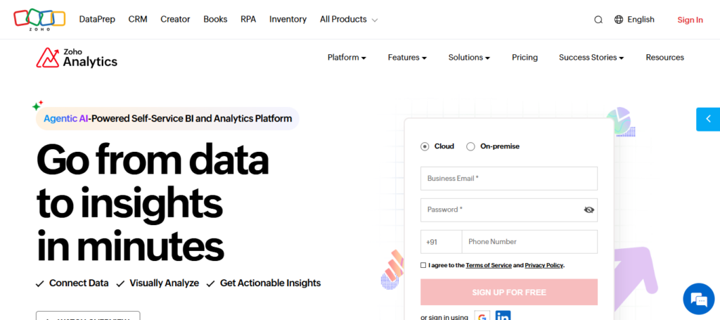  Zoho Analytics