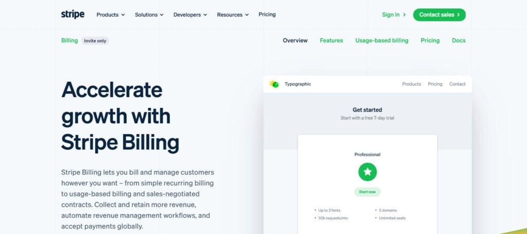 Stripe Billing