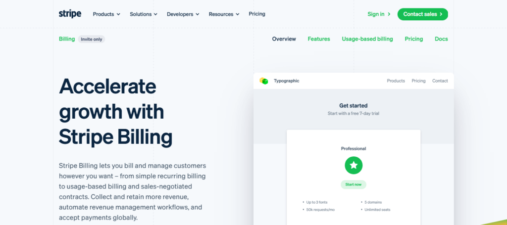 Stripe Billing