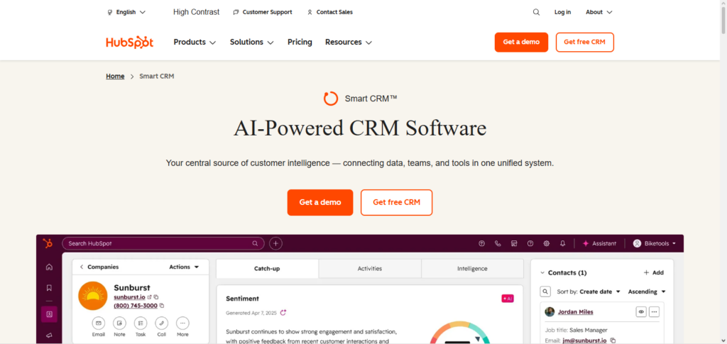  HubSpot AI CRM