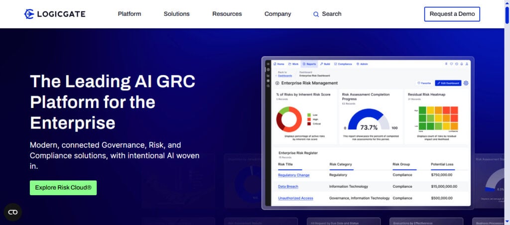LogicGate Risk Cloud