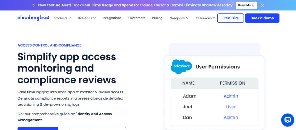 CloudEagle Compliance Monitor