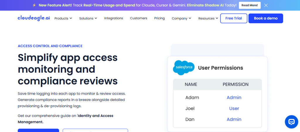 CloudEagle Compliance Monitor