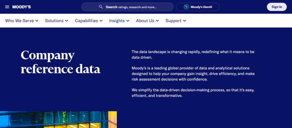 Moody’s Analytics RiskConfidence